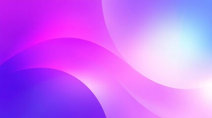 Colorful 3D rendering of modern abstract shapes in smooth purple and pink tones, futuristic gradient background ideal for branding, banners, websites, or visual presentations
