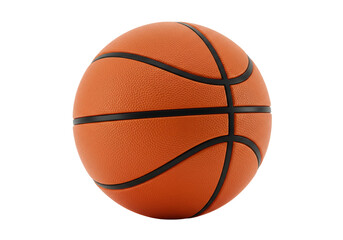 Isolated Orange Basketball