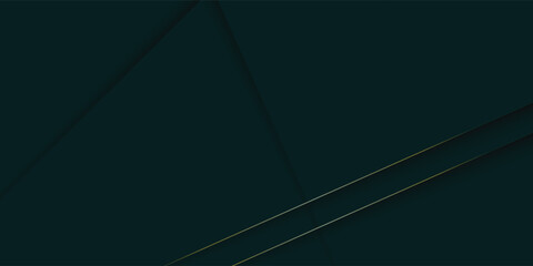 Obraz premium Elegant Gold Line Layers on Dark Teal