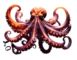 Octopus Majestic Pose  