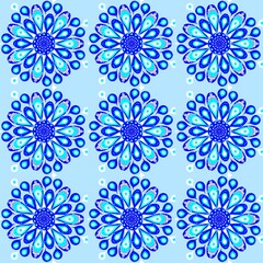 seamless snowflake pattern