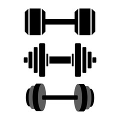 dumbbell isolated on white background