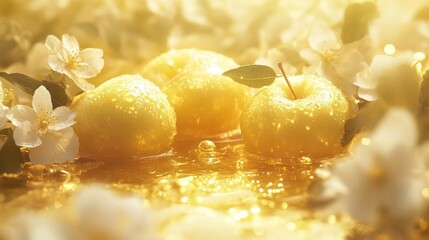 Golden Apples in Bloom