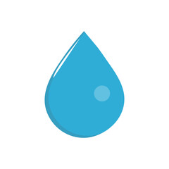 Water drop vector illustration. 