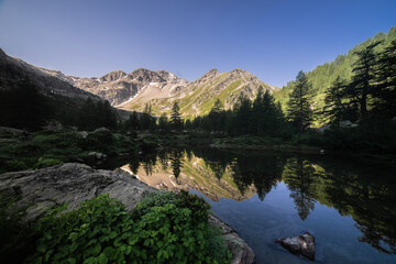 lake in the mountains