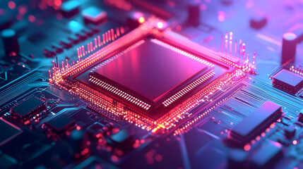 close up of a circuit board