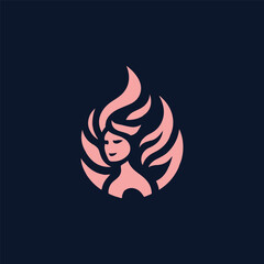 Fire goddess logo
