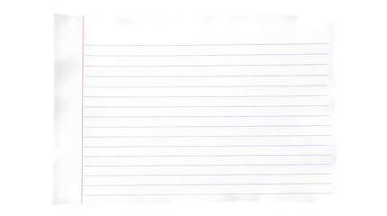 Obraz premium Blank notebook sheet.