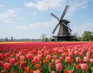 windmill in holland
