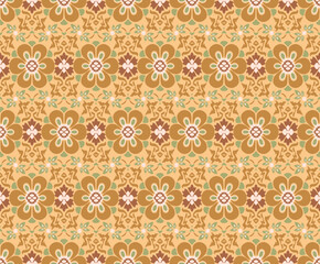 Japanese Luxury Flower Vector Seamless Pattern