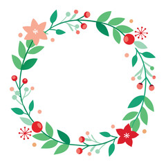 Fototapeta premium floral frame vector design 