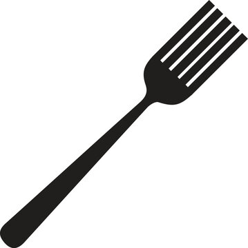 Tablespoon And Fork - Vector