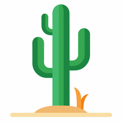 Obraz premium cactus vector illustration