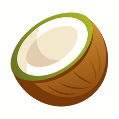 vector illustration of coconut