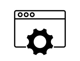 Option panel icon vector editable