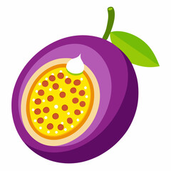 vector illustration of an orange fruit