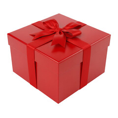 Obraz premium gift box isolated on white