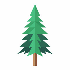 christmas tree vector illustration