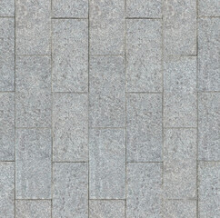 Flamed granite. Seamless concrete block pavement. City sidewalk block or the pattern of stone block paving	