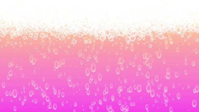 bubble beer soda foam particle effect falling sparkle shape element background