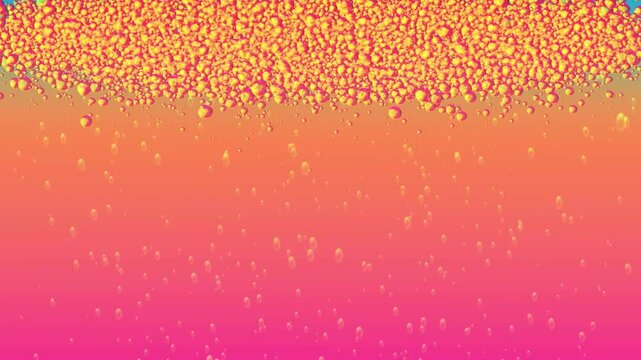 bubble beer soda foam particle effect falling sparkle shape element background