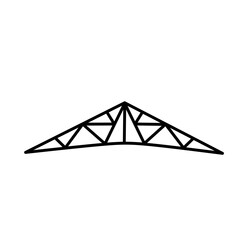 roof trusses vector