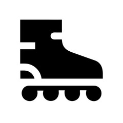 roller skates transport icon