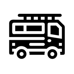 fire truck transport icon