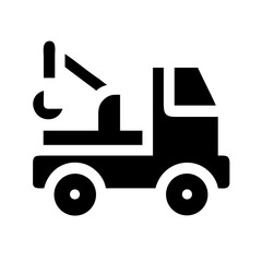 crane truck transport icon