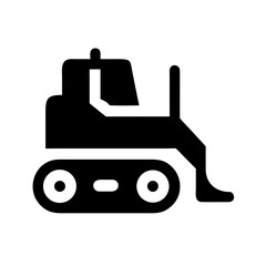 bulldozer transport icon