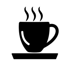 Cofee with sugar icon vector editable