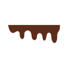 Vector color icon for Liquid chocolate