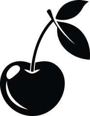 cherry Black silhouette