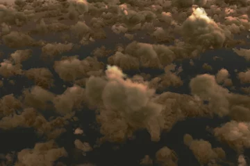 Schilderijen op glas Scenic view of cloudscape © vectorfusionart