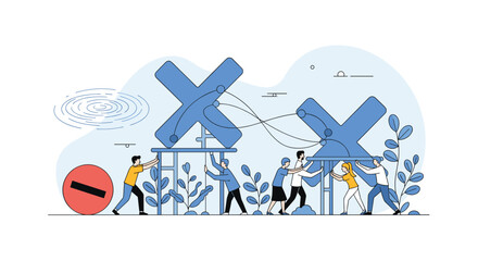 Teamwork essential for overcoming challenges and achieving project success goals