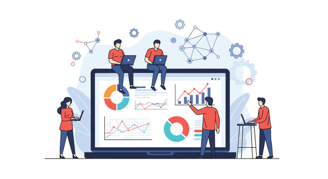 Analyzing financial data with collaborative teamwork and technology