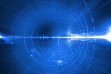 Futuristic shiny design with code