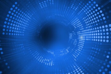 Blue background with dots