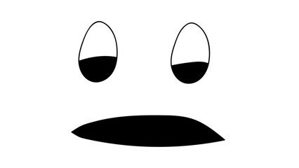 Funny cartoon eyes. Human eye, angry and happy facial eyes expressions. Comic facial character caricature, human eye emotions doodle. banner, cover, poster, ads. vector illustration