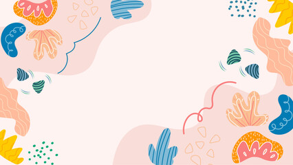 Abstract pastel design suitable for backgrounds, greeting cards, social media posts, and design projects needing a colorful and modern touch.