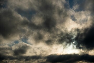 Full frame shot of cloudy sky