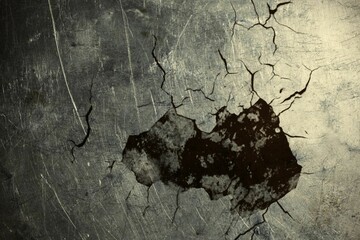 Digital image of cracked metal