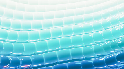 Naklejka premium A digital art piece featuring a gradient of white to deep blue organic waves.