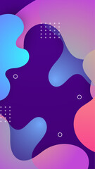 Abstract purple blue and pink design suitable for backgrounds, posters, social media graphics, website banners, and digital art projects.