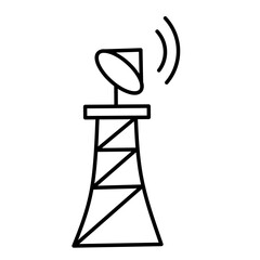 Antenna icon vector