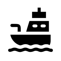tugboat transport icon