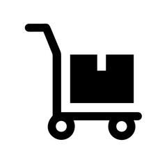trolley transport icon
