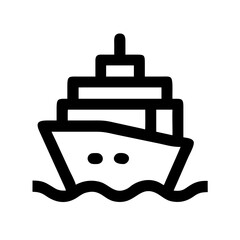 icebreaker ship transport icon