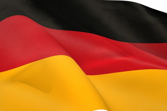 Naklejki Digitally generated german national flag