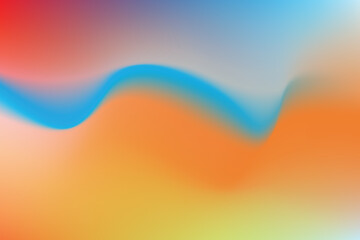Abstract colorful wave background with orange and yellow gradient design